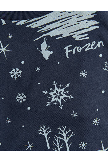 Marks & Spencer Saf Pamuklu Disney Frozen Pijama Takımı (2-8 Yaş)