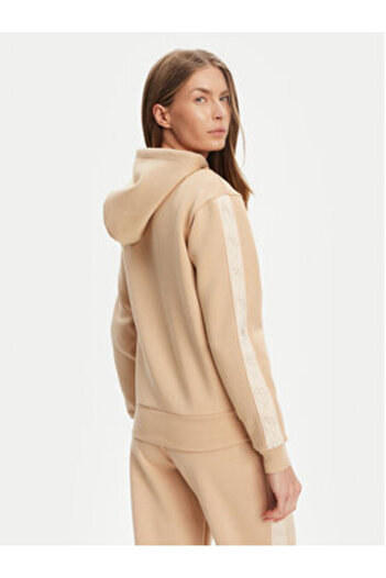 Guess Women's Beige Sweatshirt W5YQ05KBYE2