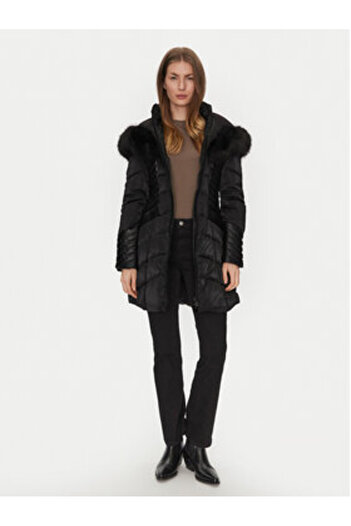 Guess Women's Down Jacket Black W4BL61WGLZ0