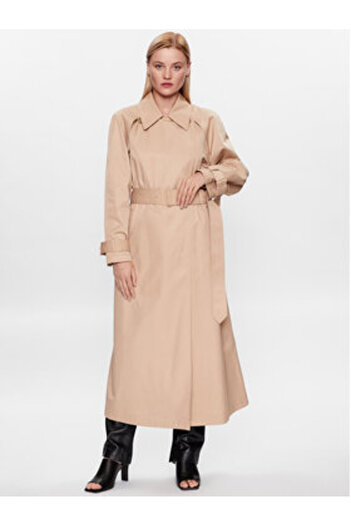 Calvin Klein Trench pentru femei K20K205498 bej