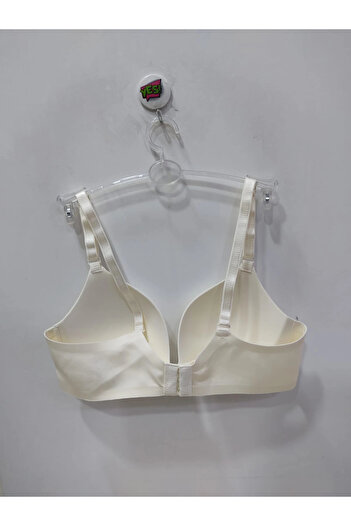 F.K Fk Laser Cut Unpadded and Underwire-Free Bra-Ecru