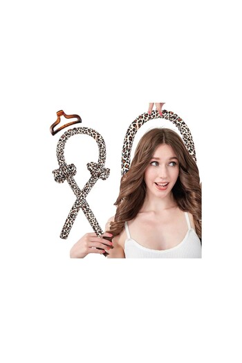 Doty RibbonCurl Ribbon-Type Curlers, Leopard Print, Multicolor,
