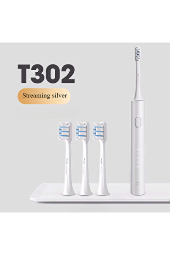 Xiaomi Silver Toothbrush MIJIA Electric Sonic Toothbrush T302 USB Charge Rechargeable For Adult Wate