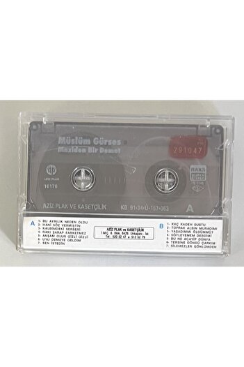Raks Müslüm Gürses A Bunch of Cassettes from the Past (Original 1998 Edition Cassette)