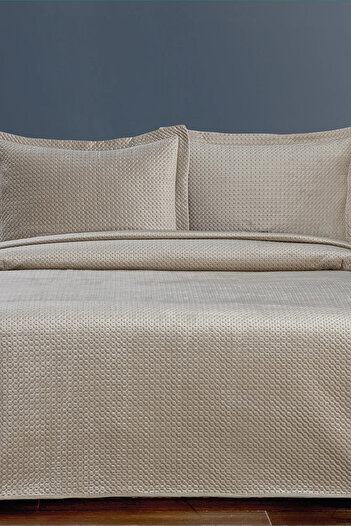 Pierre Cardin Siena Beige Single Bedspread Set