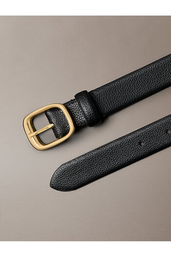 Calvin Klein Women's Chunky Buckle Pebble Belt