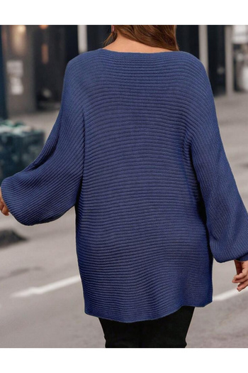 SHEIN Curve+ sweater, blue