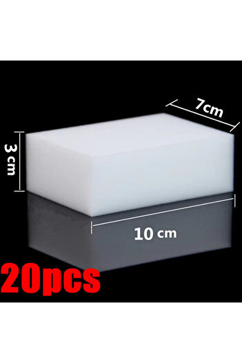 Choice 20pcs 10-50PC 100x70x30mm Magic Sponge Eraser White Melamine Sponge Cleaning Sponge for Kitchen Offi