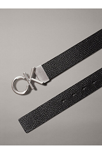 Calvin Klein Men's Logo Leather Belt