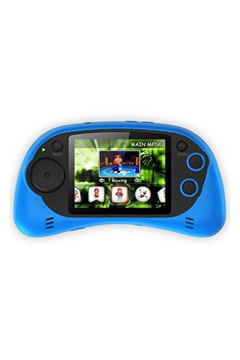 SERIOUX Portable Gaming Console, 2.7-inch Screen, 200 Games Included, Blue
