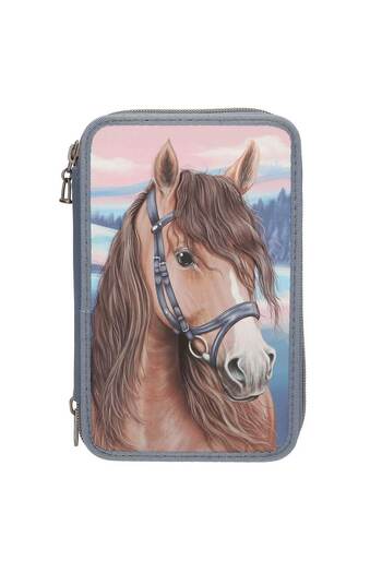 Top Model Pencil case equipped with 3 zippers TOPModel Miss Melody 3D