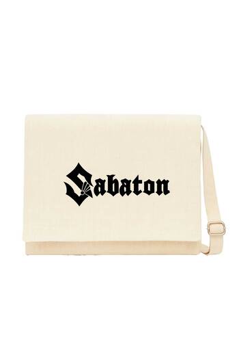 CrowsGate Sabaton Logo Cream Canvas Messenger Bag