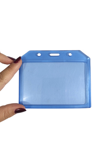 Limmy Pvc Id Badge Holder Name Card Case Card Protector 11X9 cm - 1 Piece