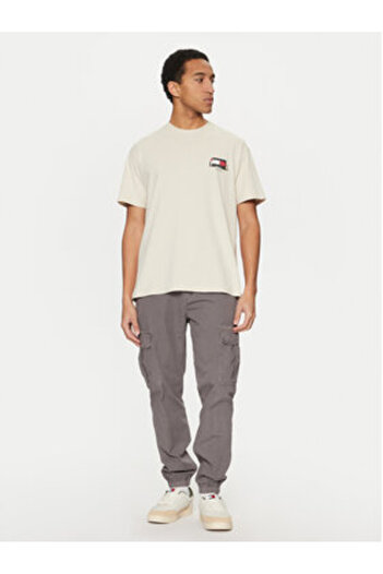 Tommy Jeans Men's T-Shirt DM0DM20351 Beige