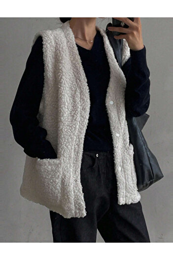 SHEIN vest, beige
