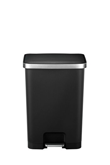 EKO HANA PLASTIC PEDAL BIN 70L BLACK