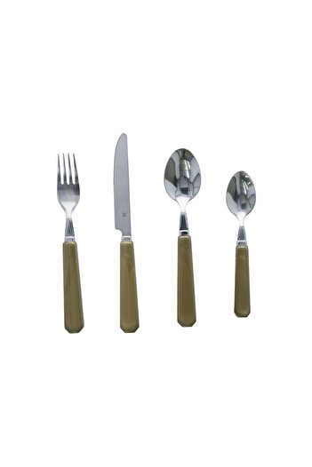 Amefa Amefa 24-Piece Flatware Set, Monochrome Gold