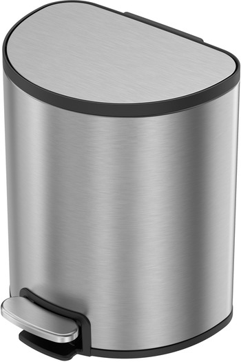 EKO SHELL SEMI ROUND PEDAL BIN 12L