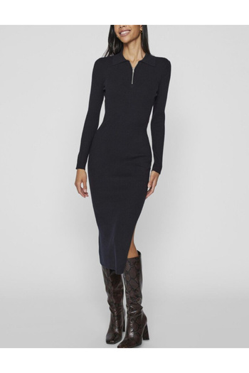 VILA maxi dress, black