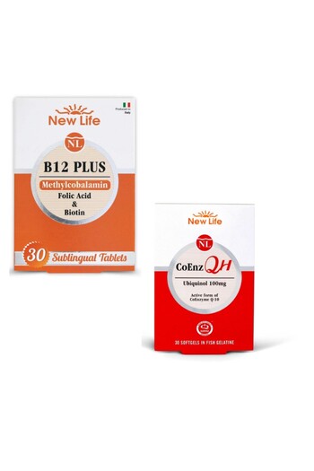 New Life B12 Plus 30 Capsules + Coenz Qh 30 Capsules