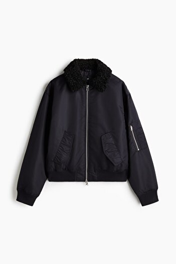 H&M Naylon Pilot Ceketi Loose Fit