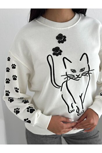 Sum Cat Printed Sweat