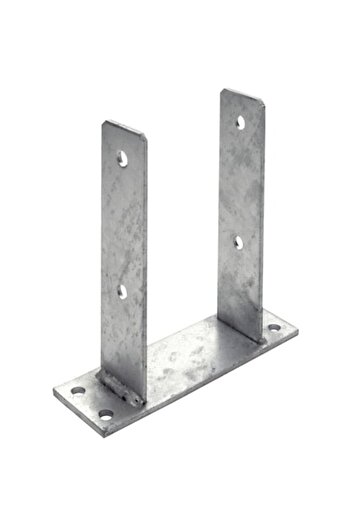 Connex U-shaped Post Support 71 x 50 x 60 x 200 x 6 mm, hot-dip galvanized, screw fixation