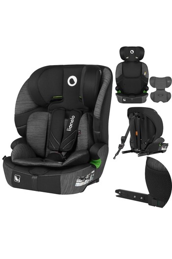 Lİonelo Scaun auto Levi Fix i-Size, Universal, Reglaj tetiera 10 pozitii, spatar detasabil, 76-150 c