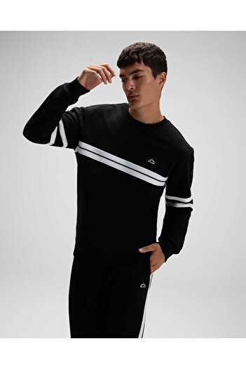 Ellesse Men's Black Sweatshirt Em618-Bk