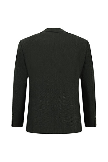 Kiğılı Regular Fit Eyelet Wool Classic Jacket