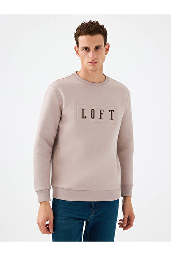 Loft Regular Fit Light Brown Men's Sweatshirt Lf2041102