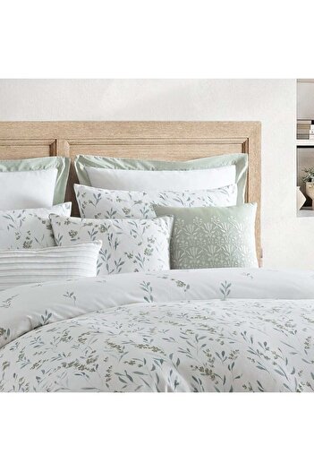Orange Bed & Bath طقم لحاف كاسكيد مزدوج من ١١ قطعة، مصنوع من القطن ١٠٠٪