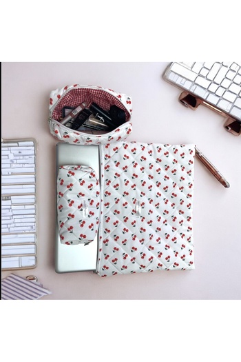 etoiles legend Cherry Pattern Three-Piece Suit Bag