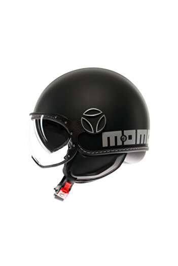 Momo Design MOMO KASK/FGTR EVO MOMODESIGN MONO MATT BLAK SILVER