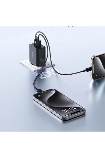 Baseus USB Charger, Type-C, Fast Charge 20W, D78, Polycarbonate,