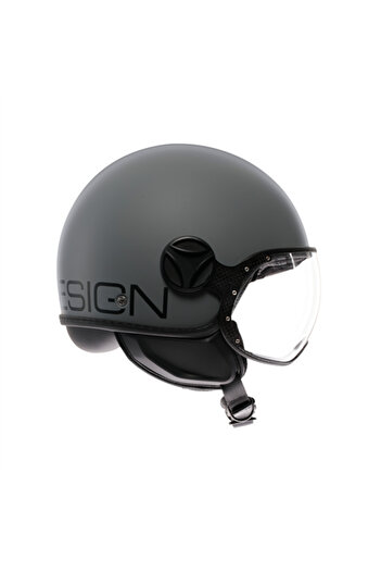 Momo Design MOMO KASK/ FGTR CLASSIC MONO MATT GREY/BLACK