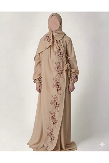 ELEGANT G Embroidered prayer shawl {mard} luxurious tie with veil
