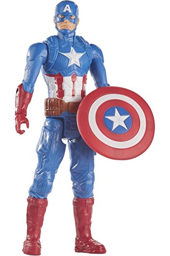 REZZOSS Marvel Avengers Titan Hero Series Captain America Action Figure, 12-Inch, Avengers Toys for Kids Age