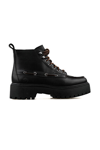 Timberland Stone Street Mid Lace up Boot Women's Casual Boots Tb0A27Yzw021 Black