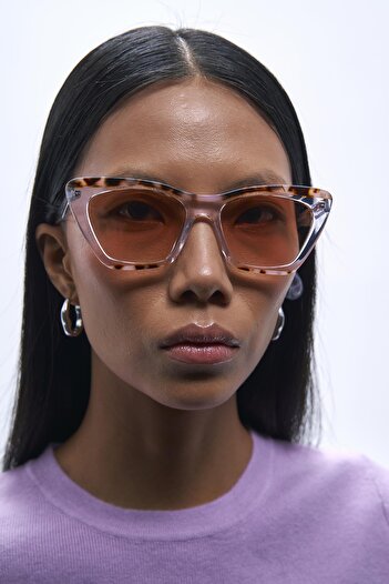 Bilge Karga Thea Clear Brown Gradient Sunglasses