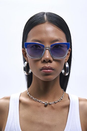 Bilge Karga Gale Blue Gradient Sunglasses