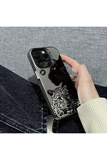 Caseji İphone 14 Pro Max Uyumlu Zebra Desen Kir Tutmayan Telefon Kılıfı MK01A