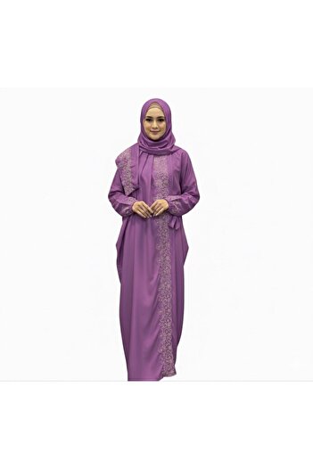 ELEGANT G Embroidered prayer shawl {mard} luxurious tie with veil