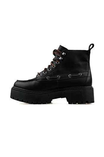 Timberland Stone Street Mid Lace up Boot Women's Casual Boots Tb0A27Yzw021 Black