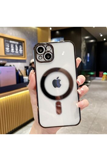 Apple MagSafe Case for iPhone 11, Full Cover, Camera Protection, Colored Edges Electroplating, Magne