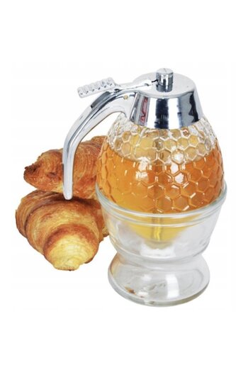 Pronett Dispenser for Honey and Syrup, Pronett, 200ml, Transparent, 14x7cm