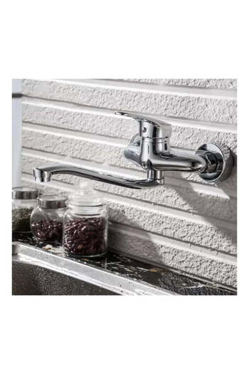 Alessandro DESIGN Kitchen Faucet with Rotating Spout, Alloy, Chrome, PM 025