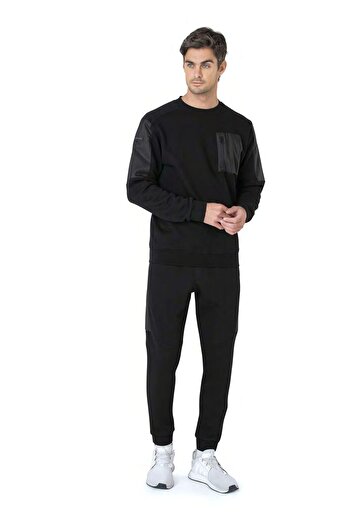 Pierre Cardin Three Yarns, Crew Neck, Pockets, Men's Tracksuit Set