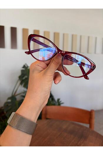 funeyes Frida Cat Eye 52Ekartman Slanting Blue Block Blue Light Protection Glass Can Change Erkan Glasses
