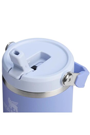 Stanley The Iceflow Flip Straw Thermos Cup with Straw 0.59 Lt Flask Li̇la